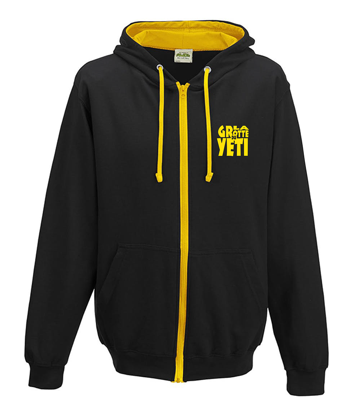 Sweat Noir:jaune