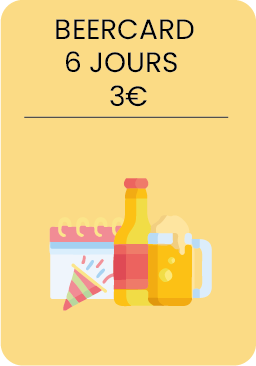 Beercard 6 jours 